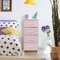 Sorbus Dresser with 4 Drawers - Bedside Furniture & Night Stand End Table Dresser with Steel Frame, Wood Top, Easy Pull Fabric Bins for Home, Bedroom Accessories, Office & Dorm